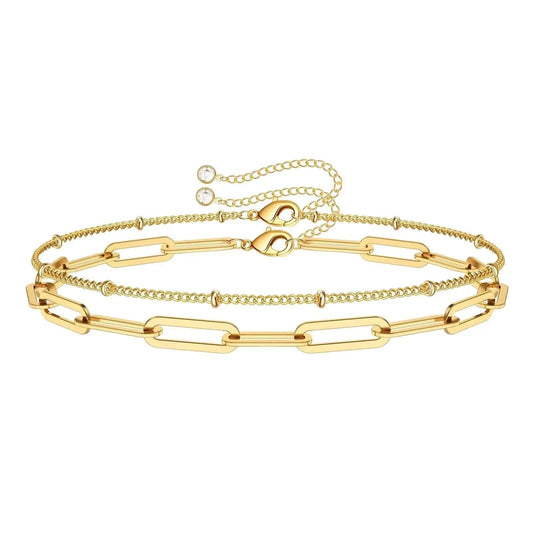 Two in one Bracelet | 18k Gold Plated - Gbaje Jewelry