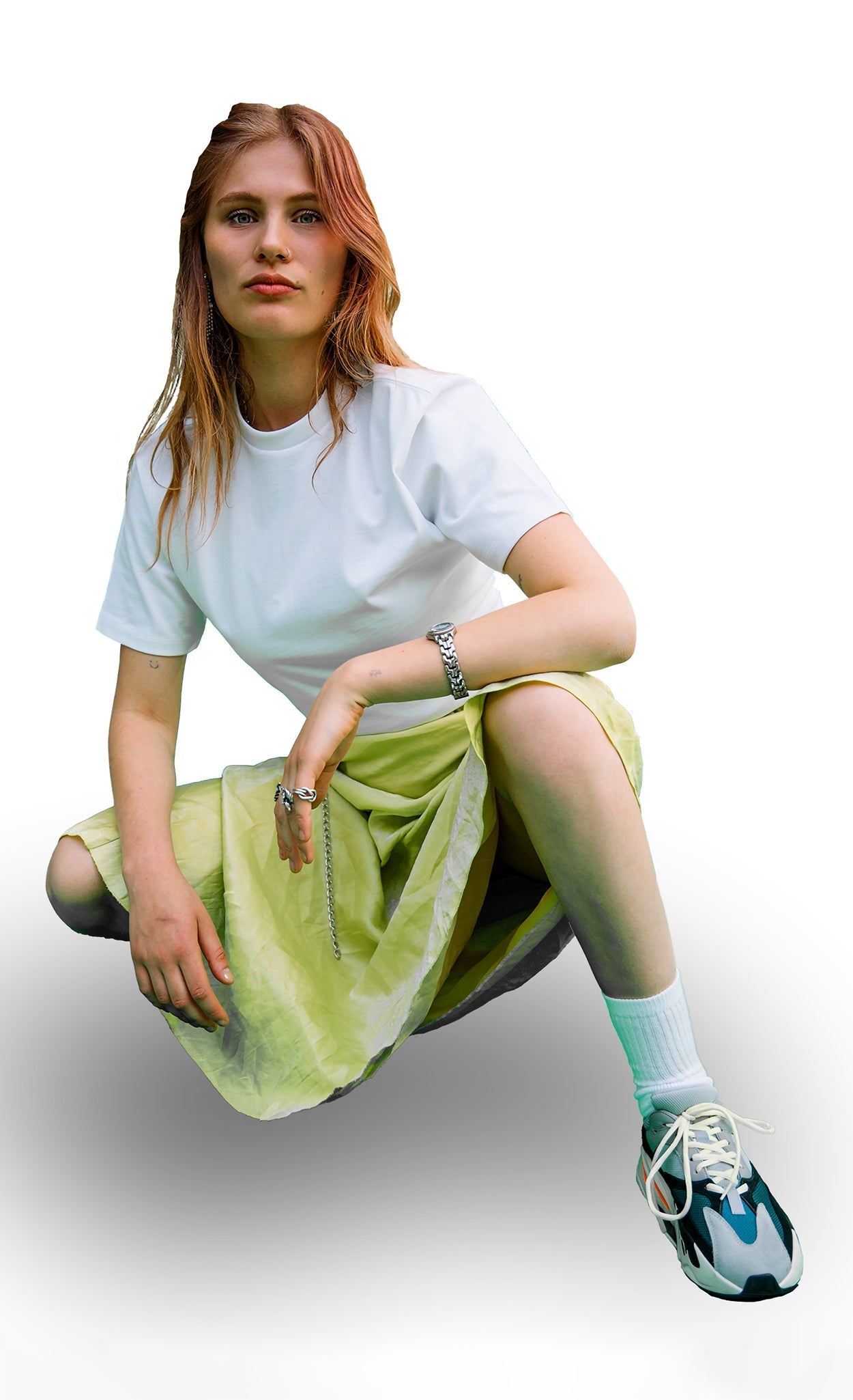 Amur Leopard Tee White - Gbaje Jewelry