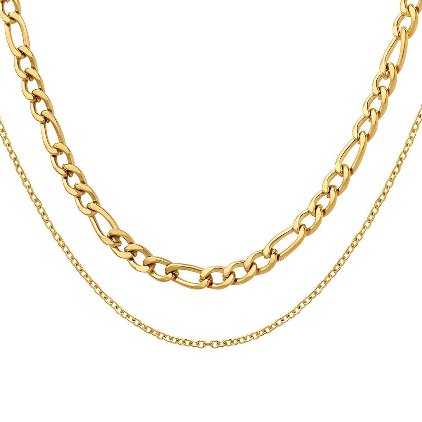 Figaro Chain Necklace Women - Gbaje Jewelry