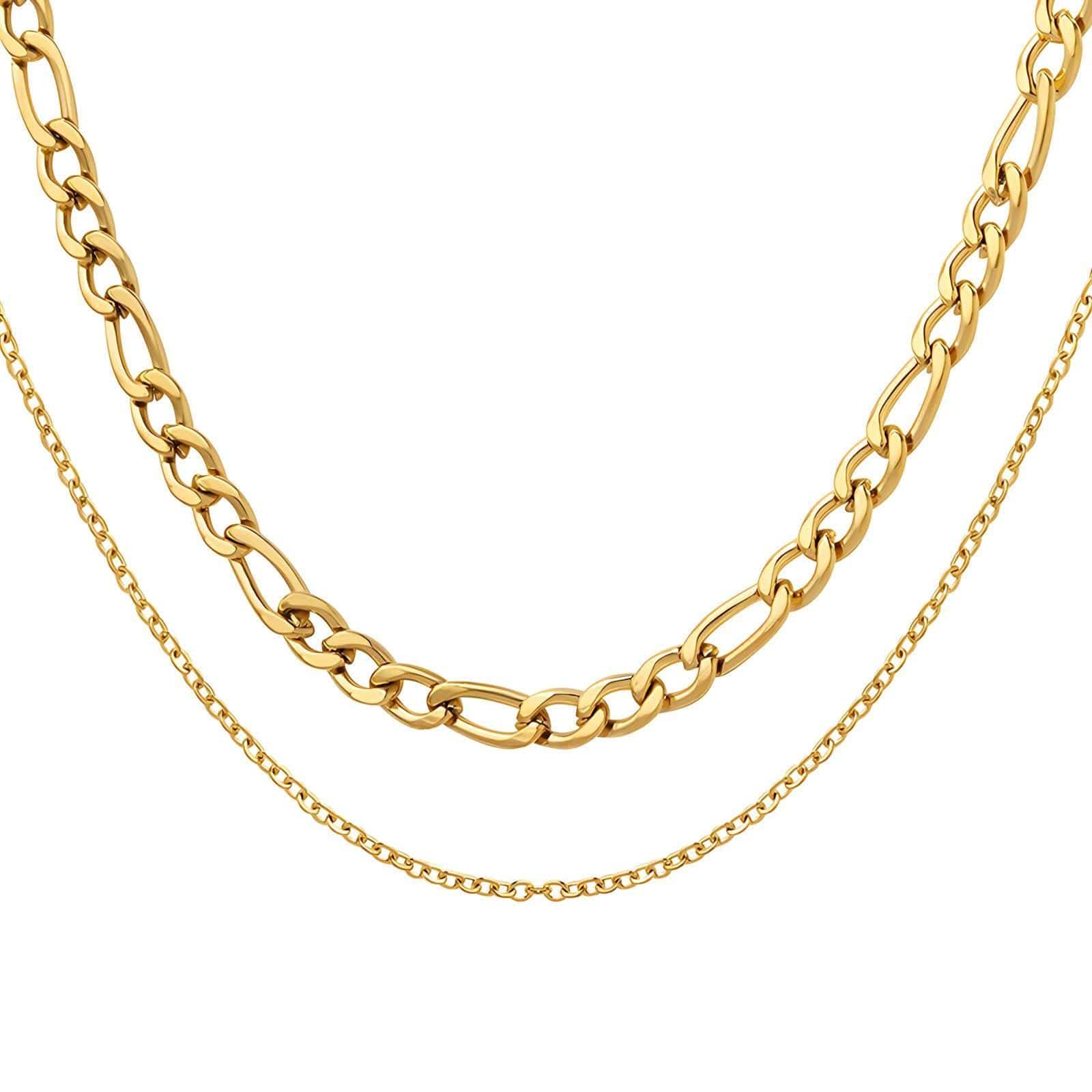 Figaro Chain Necklace Women - Gbaje Jewelry