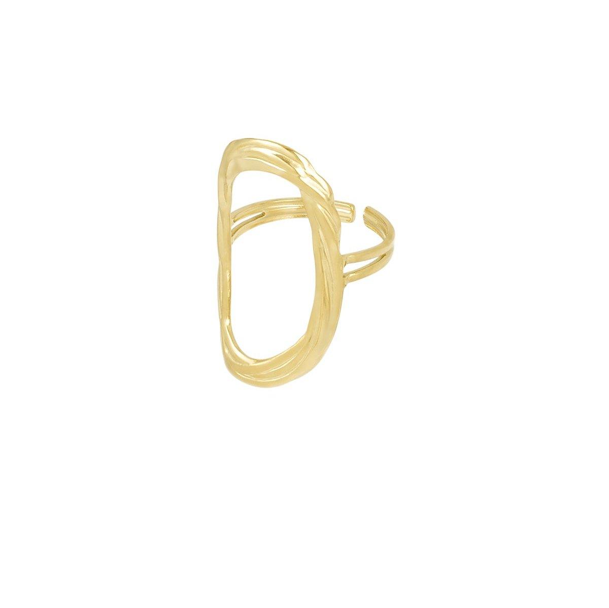 Adjustable gold Ring for ladies- Gbaje Jewelry
