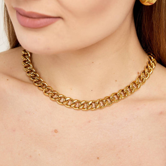 Chunky Chain Necklace - Gbaje Jewelry