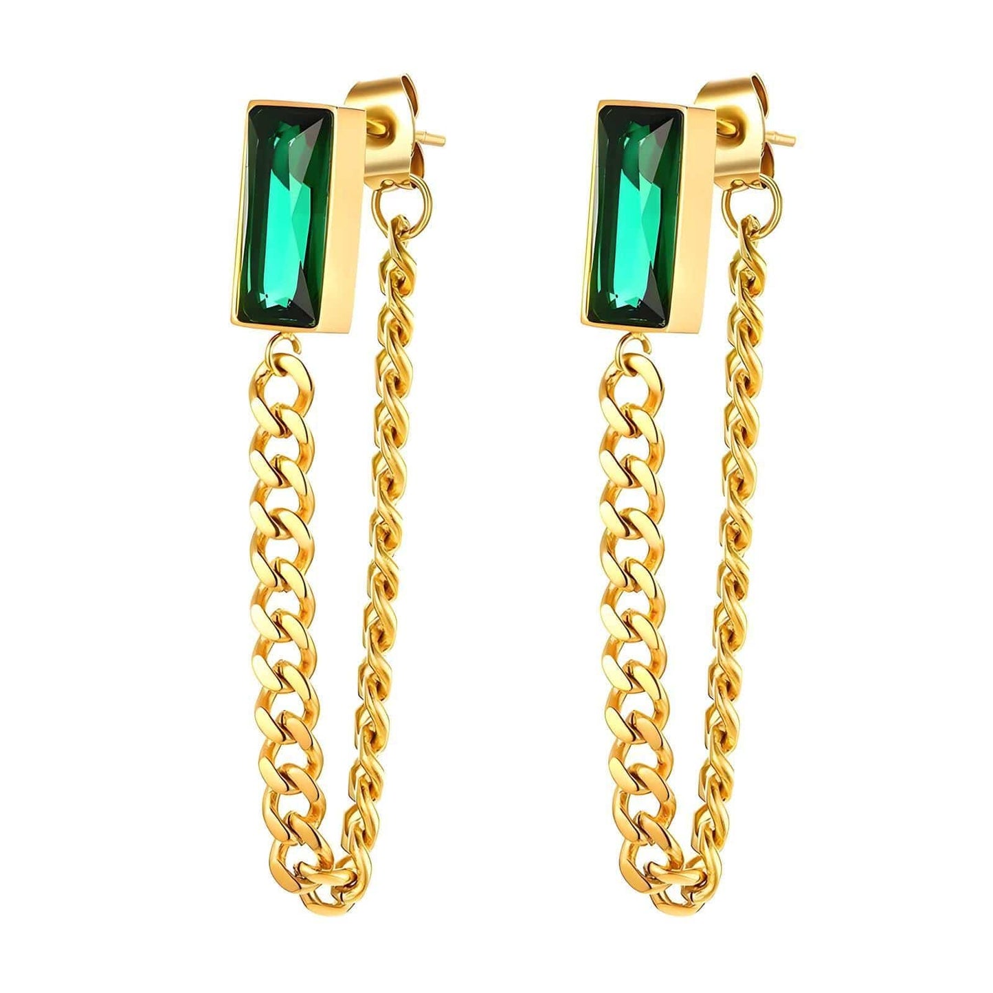 Pick Me Up Drop Earrings - Gbaje Jewelry