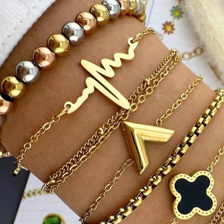 Heartbeat Bracelet for women - Gbaje Jewelry