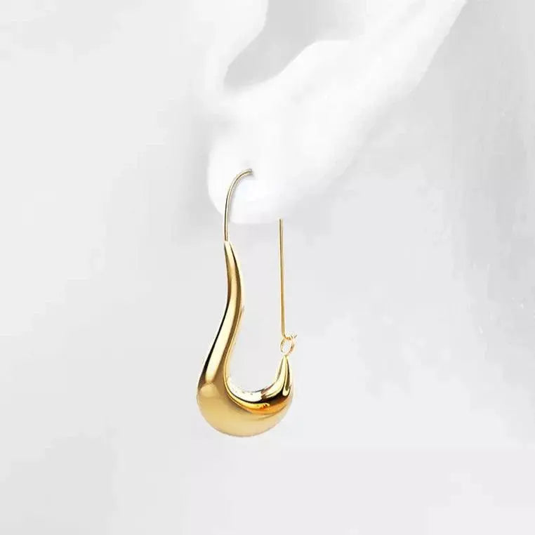 Safety pin earrings for women - Gbaje Jewelry