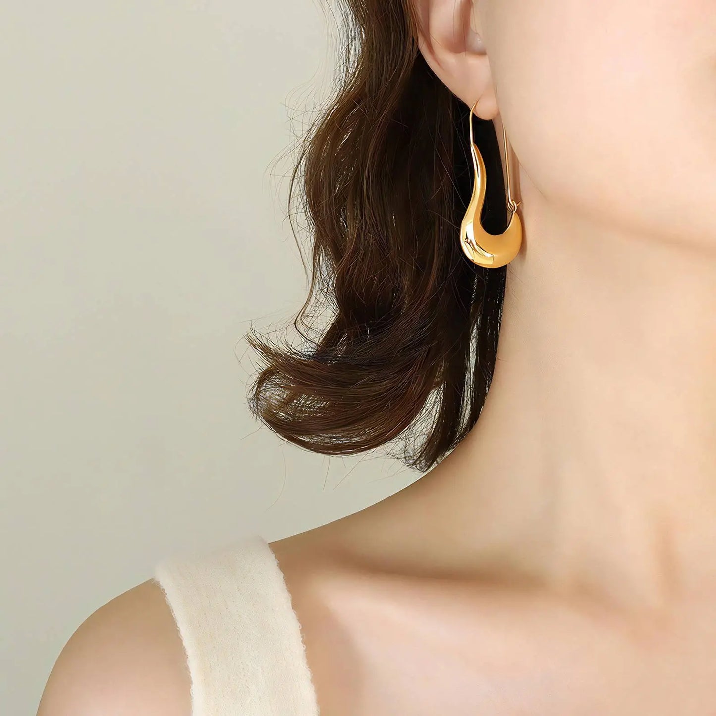 Safety pin earrings for women - Gbaje Jewelry