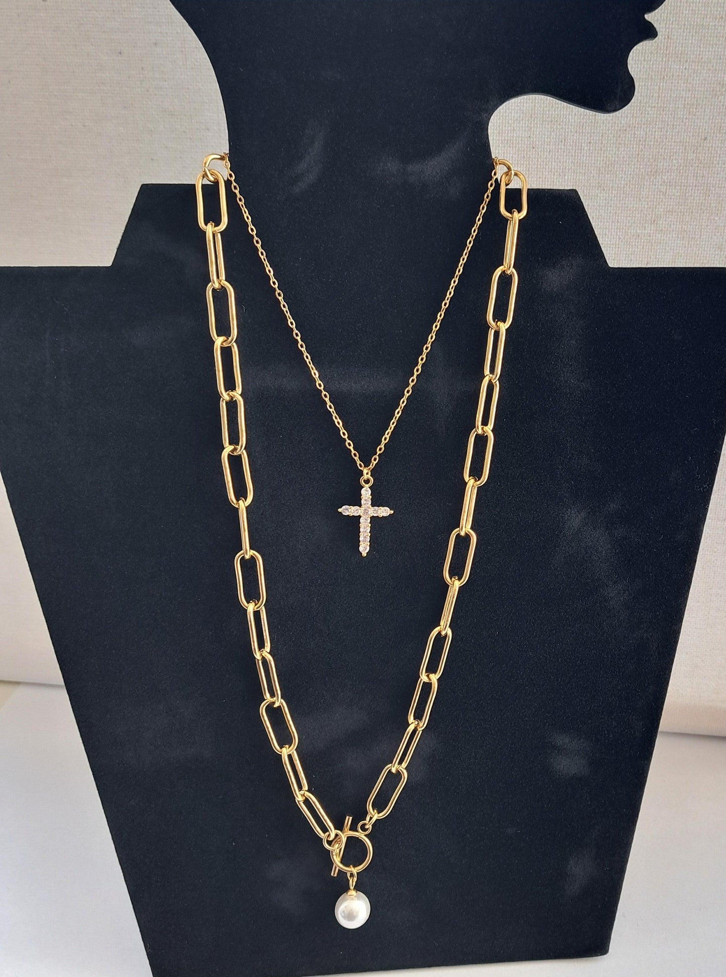 front clasp link chain