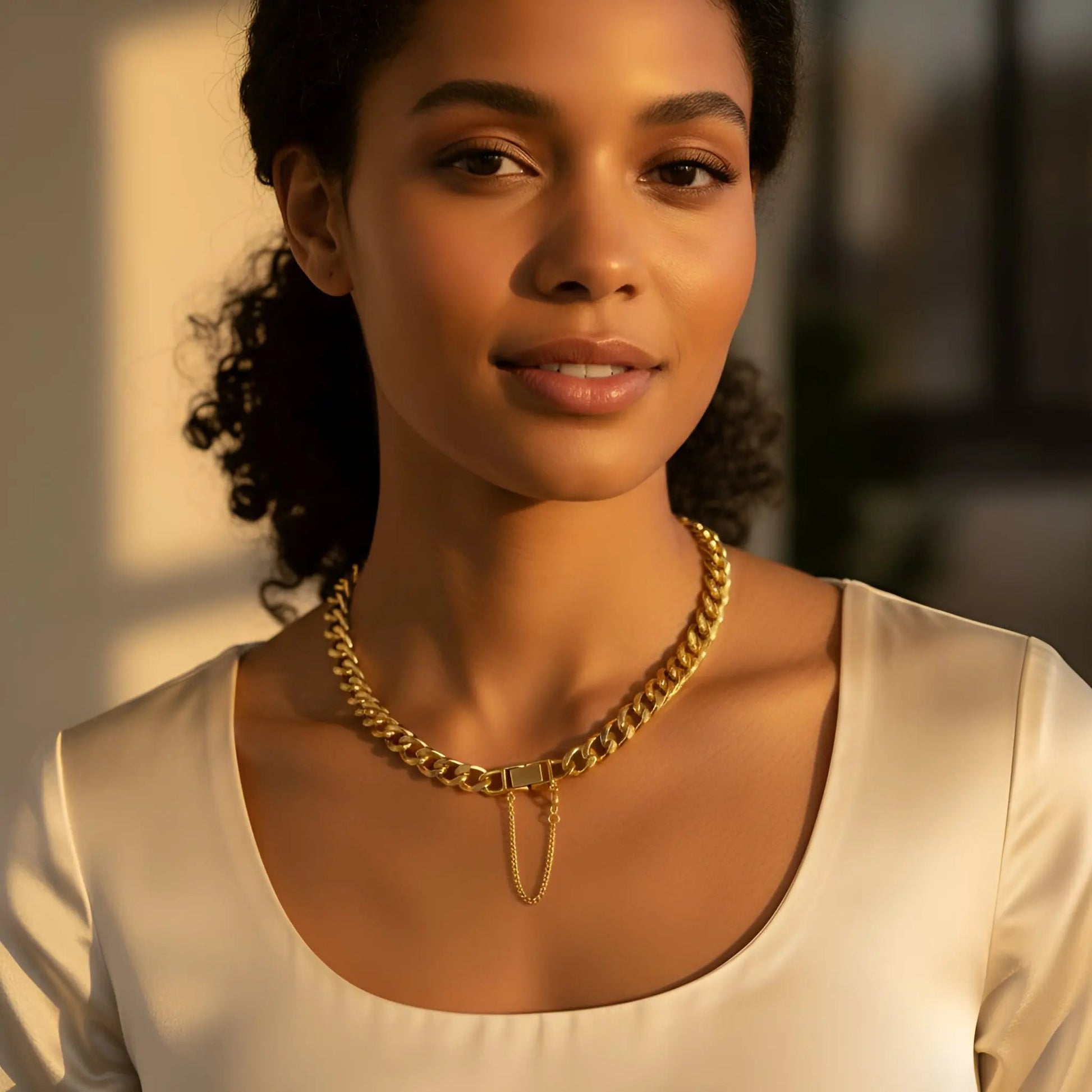 Chunky Chain Necklace - Gbaje Jewelry