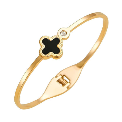 Clover Cuff Bracelet for Ladies - Gbaje Jewelry
