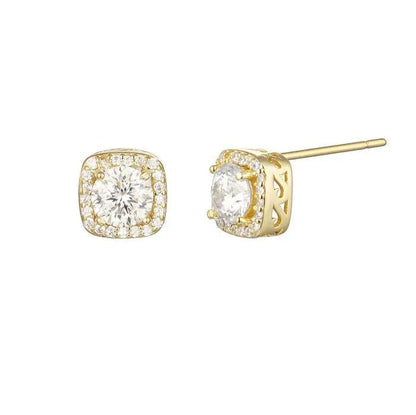 Ear Studs| 925 Sterling Silver Stone - Gbaje Jewelry