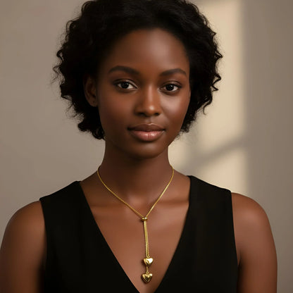 Harmony Heart Pendant Necklace - Gbaje Jewelry