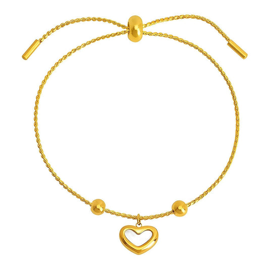 Heart Adjustable Bracelet for ladies - Gbaje Jewelry