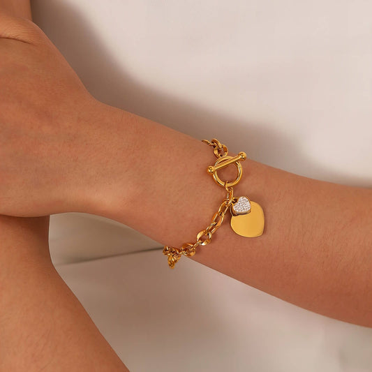 Heart Bracelet for Ladies - Gbaje Jewelry