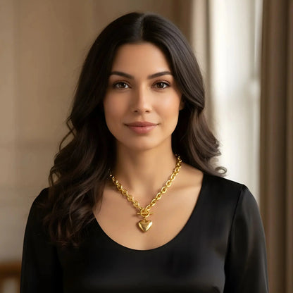 Heart Necklace - Gbaje Jewelry
