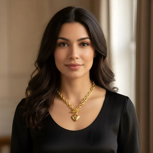 Heart Necklace - Gbaje Jewelry