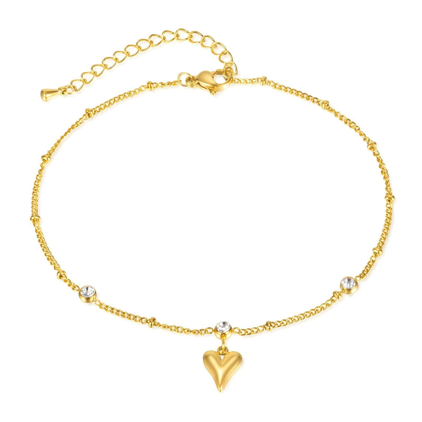 Entangled in You Anklet | 18K Gold Plated Elegant Design