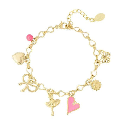 Lilly Charm Bracelet - Gbaje Jewelry