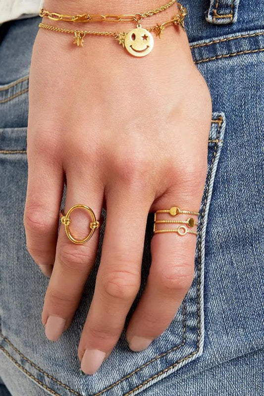 Open Oval Ring - Gbaje Jewelry