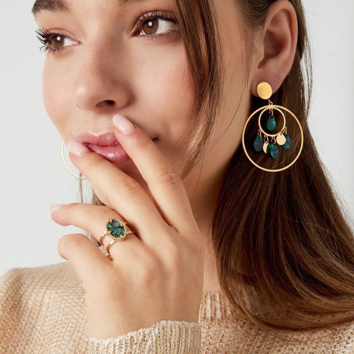 Pink Stone Ring - Gbaje Jewelry