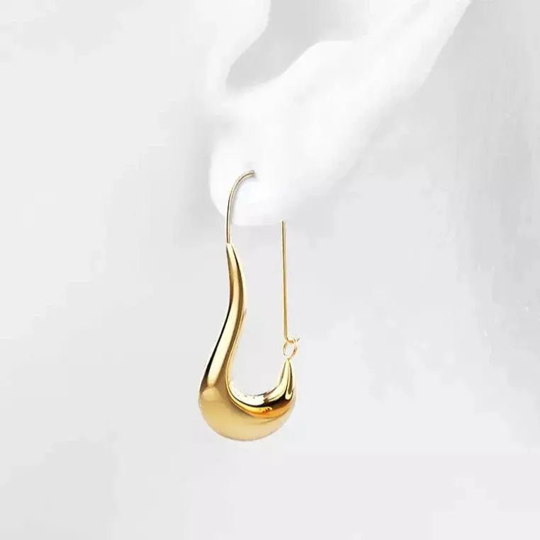 Safety pin earrings for women - Gbaje Jewelry