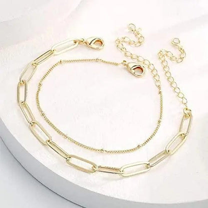 Two in one Bracelet | 18k Gold Plated - Gbaje Jewelry