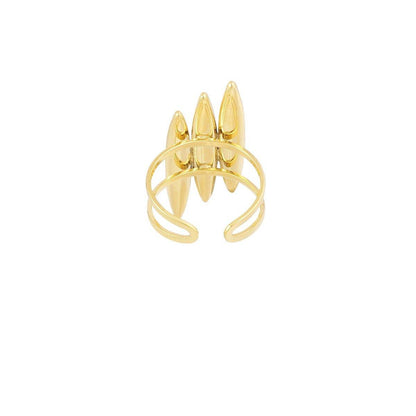 Wave Harmony Ring | Gold Plated - Gbaje Jewelry